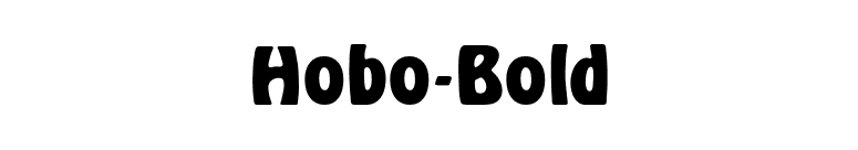 Hobo-Bold font preview
