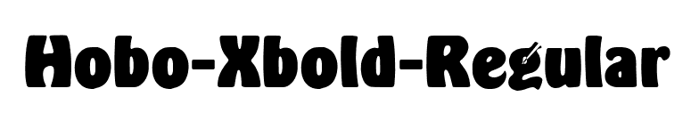 Hobo-Xbold-Regular font preview