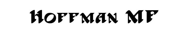 Hoffman MF font preview