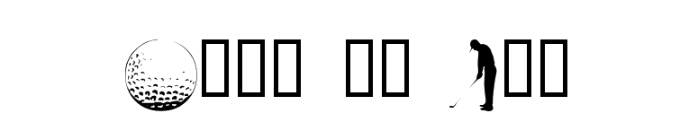 Hole in One font preview