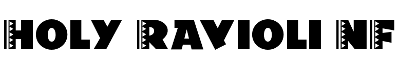 Holy Ravioli NF font preview