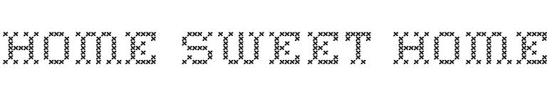 Home Sweet Home font preview