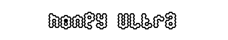 honey Ultra font preview