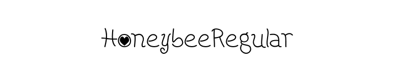 HoneybeeRegular font preview