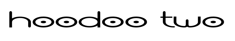 hoodoo two font preview