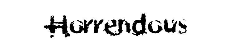 Horrendous font preview