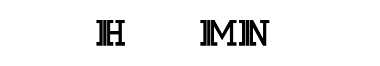 Hotel MN  font preview