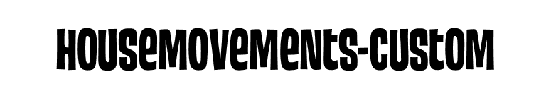 HouseMovements-Custom font preview