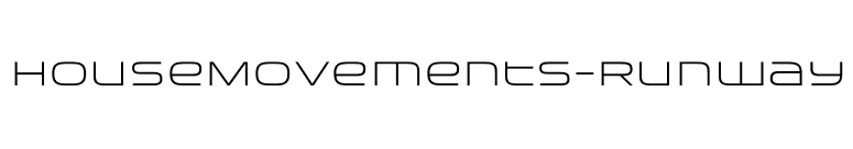 HouseMovements-Runway font preview