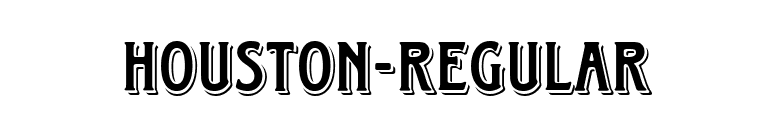 Houston-Regular font preview