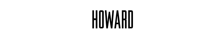 Howard font preview