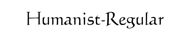 Humanist Font Free