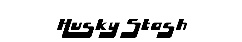 Husky Stash font preview