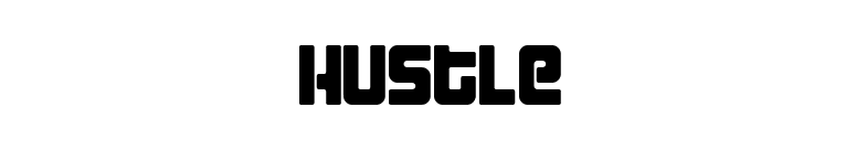 Hustle font preview