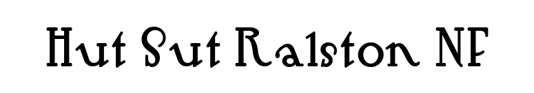 Hut Sut Ralston NF font preview