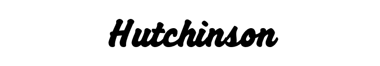 Hutchinson font preview