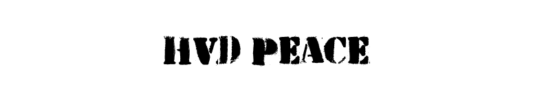 HVD Peace font preview