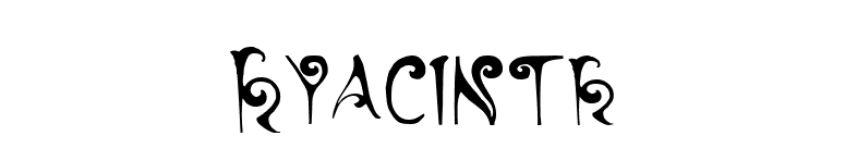 Hyacinth font preview