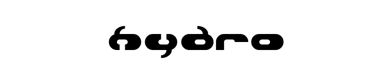 Hydro font preview