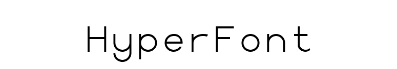 HyperFont font preview