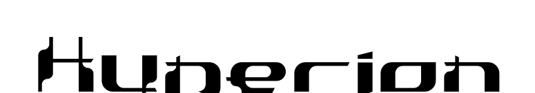 Hyperion font preview
