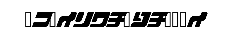 I2MechaPlaï¿¿e font preview