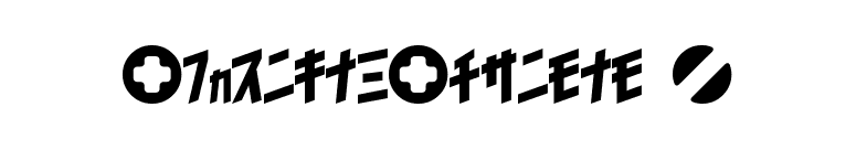 I2trigunMaximum J font preview