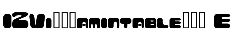 I2Viï¿¿amintableï¿¿ E font preview
