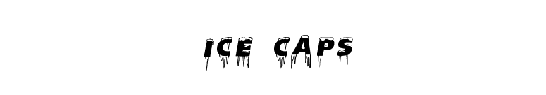 Ice Caps font preview