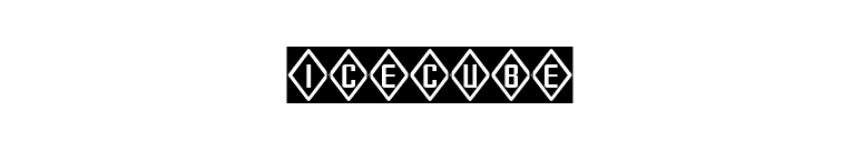 Icecube font preview