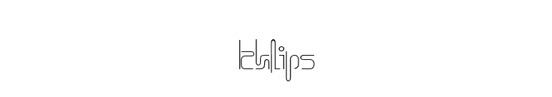 Icklips font preview