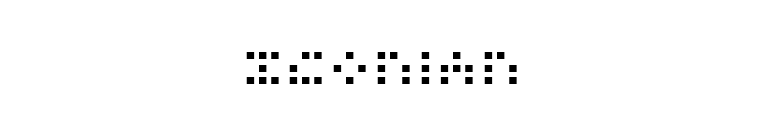 Iconian font preview