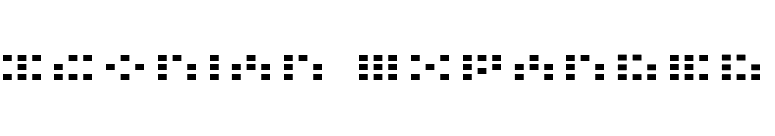 Iconian Expanded font preview