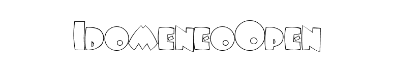 IdomeneoOpen font preview