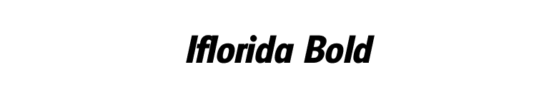 Iflorida Bold font preview