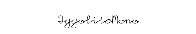 IggoliteMono font preview