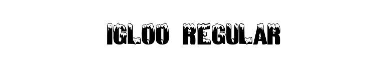 Igloo Regular font preview