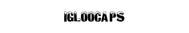 IglooCaps font preview