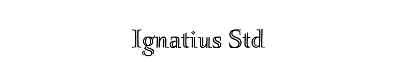 Ignatius Std font preview