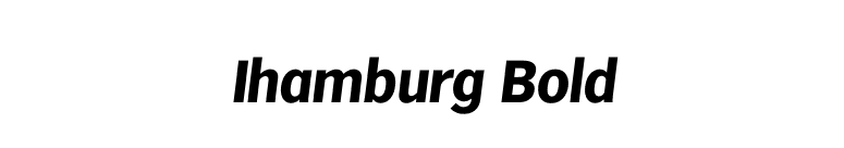 Ihamburg Bold font preview