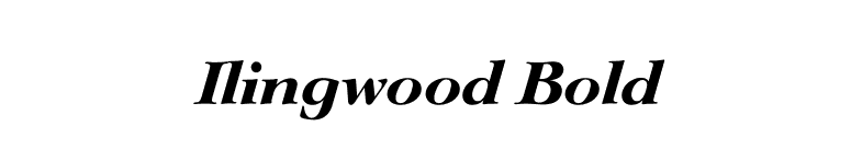 Ilingwood Bold font preview