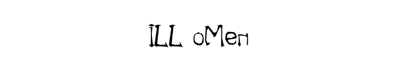 ILL oMen font preview