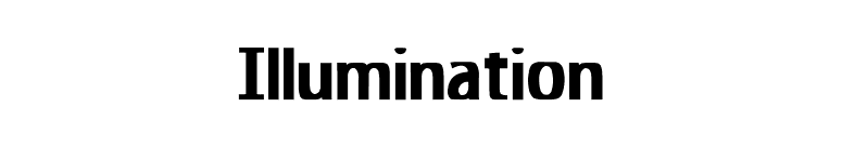 Illumination font preview
