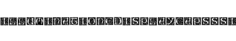 IlluminatiOneDisplayCapsSSi font preview