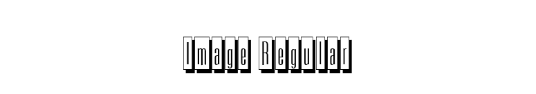 Image Regular font preview