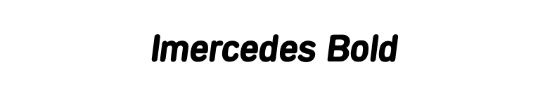 Imercedes Bold font preview