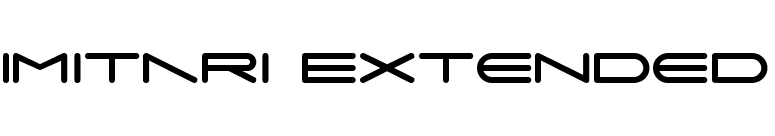 Imitari Extended font preview