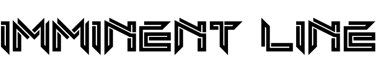 Imminent Line font preview