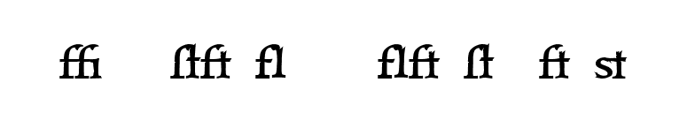 Immortal - Alternates font preview
