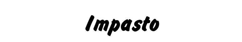 Impasto font preview